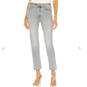 MOTHER Light Blue Ankle & Cropped Jeans